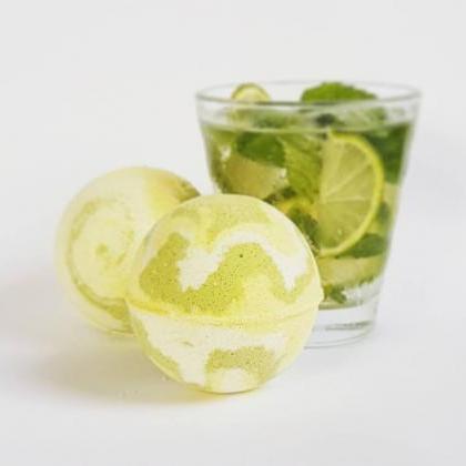 Mojito Bath Bomb With Mint And Lime