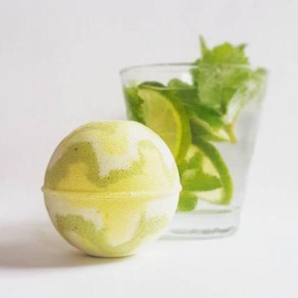 Mojito Bath Bomb with Mint and Lime